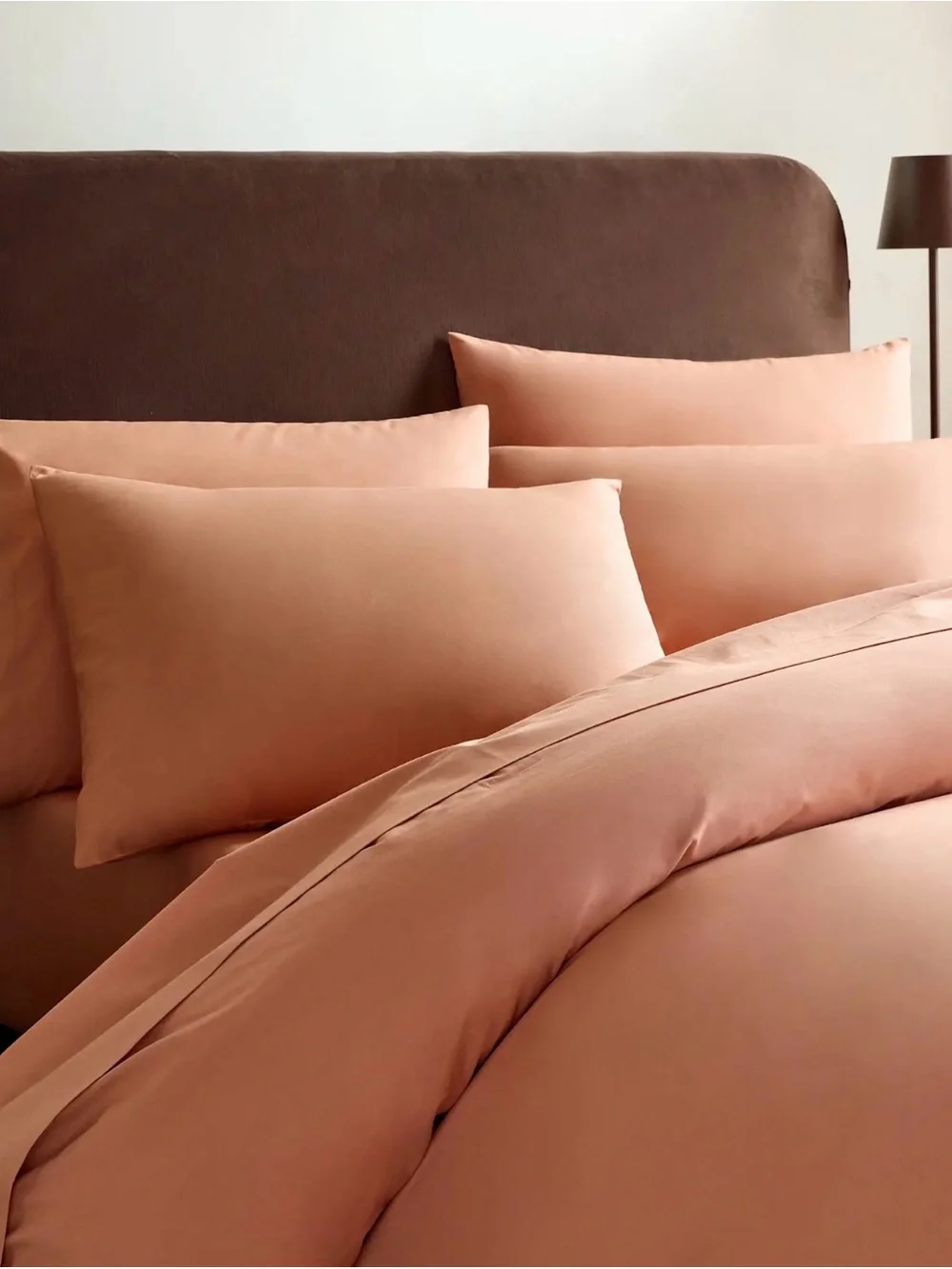 Quince NWOT Organic Crisp Percale Duvet Cover Set in Sedona King/Cal King 1097